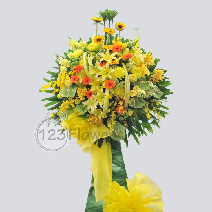 Kệ Hoa Chúc Mừng 12