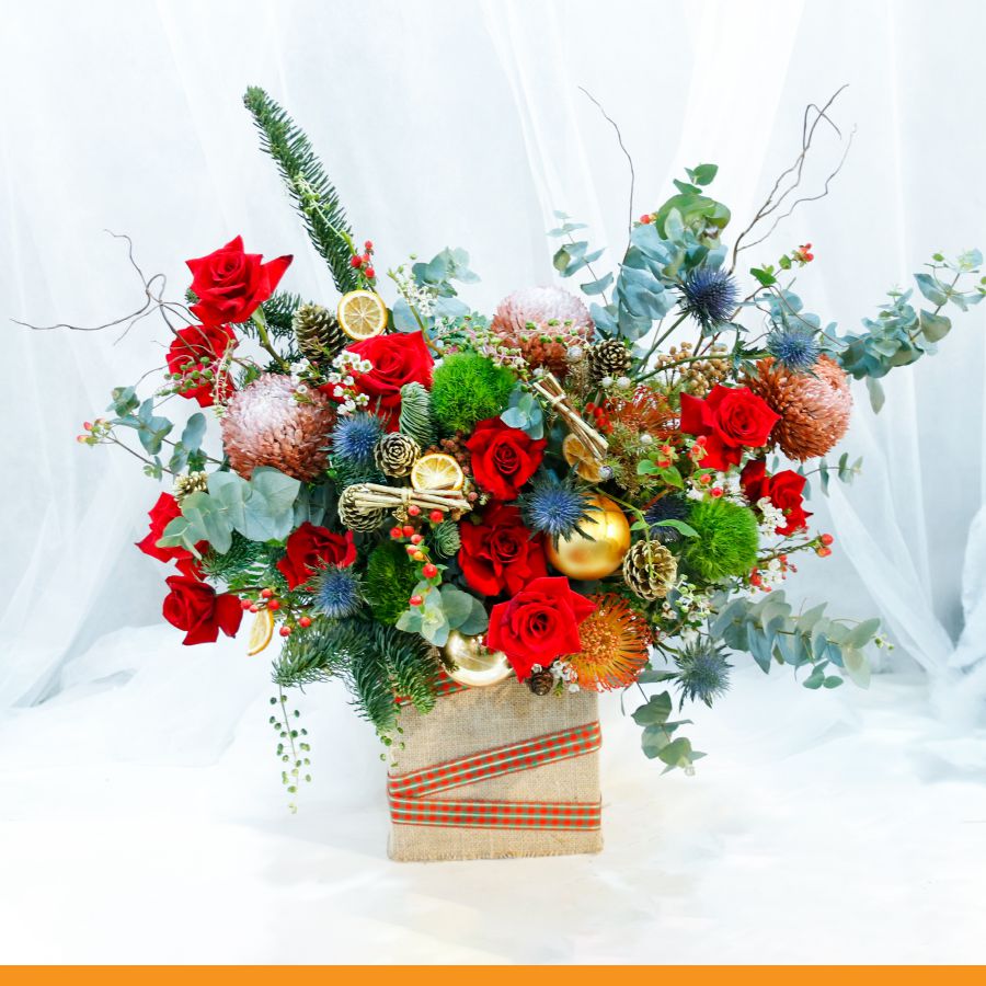 Hộp hoa Noel 13