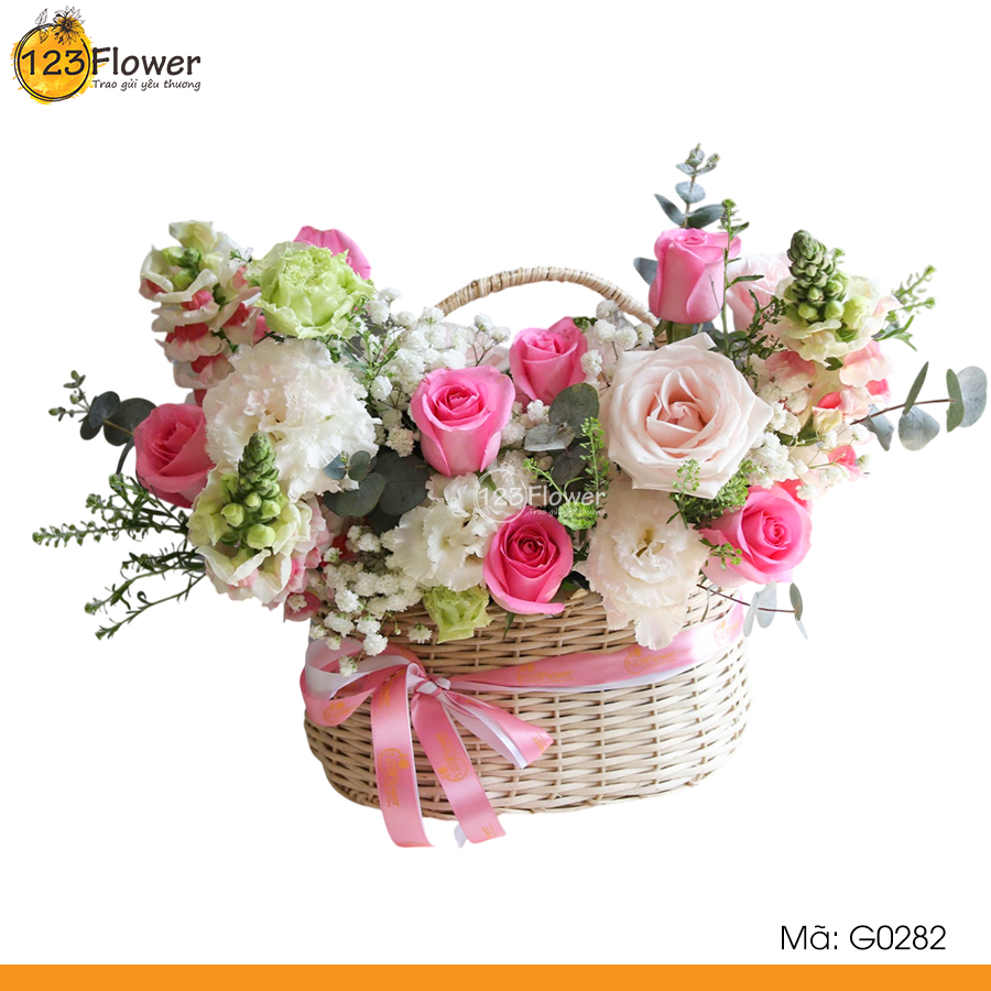 G0282 | Giỏ hoa 282